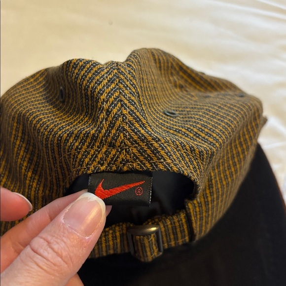Nike Houndstooth Brown and Black Suede Bill Cap - Picture 5 of 5